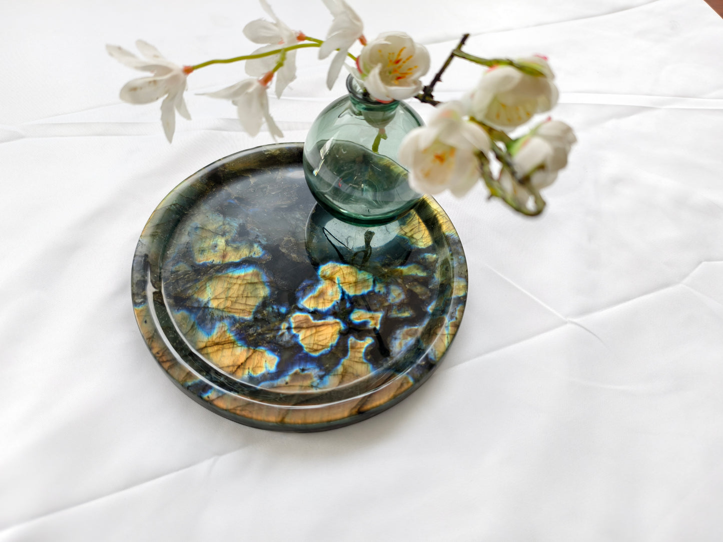 Blue Jadeite Small Tray