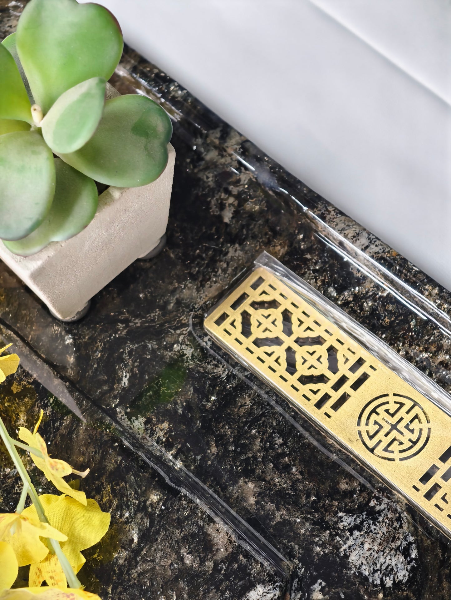 Platinum Diamond Tea Tray