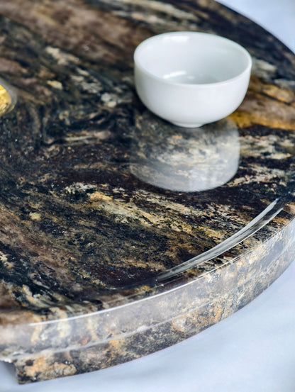 Platinum Diamond Tea Tray